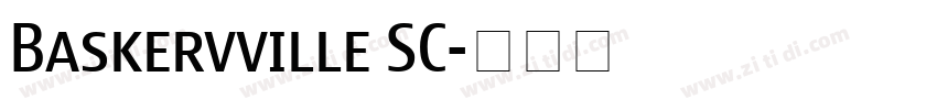 Baskervville SC字体转换